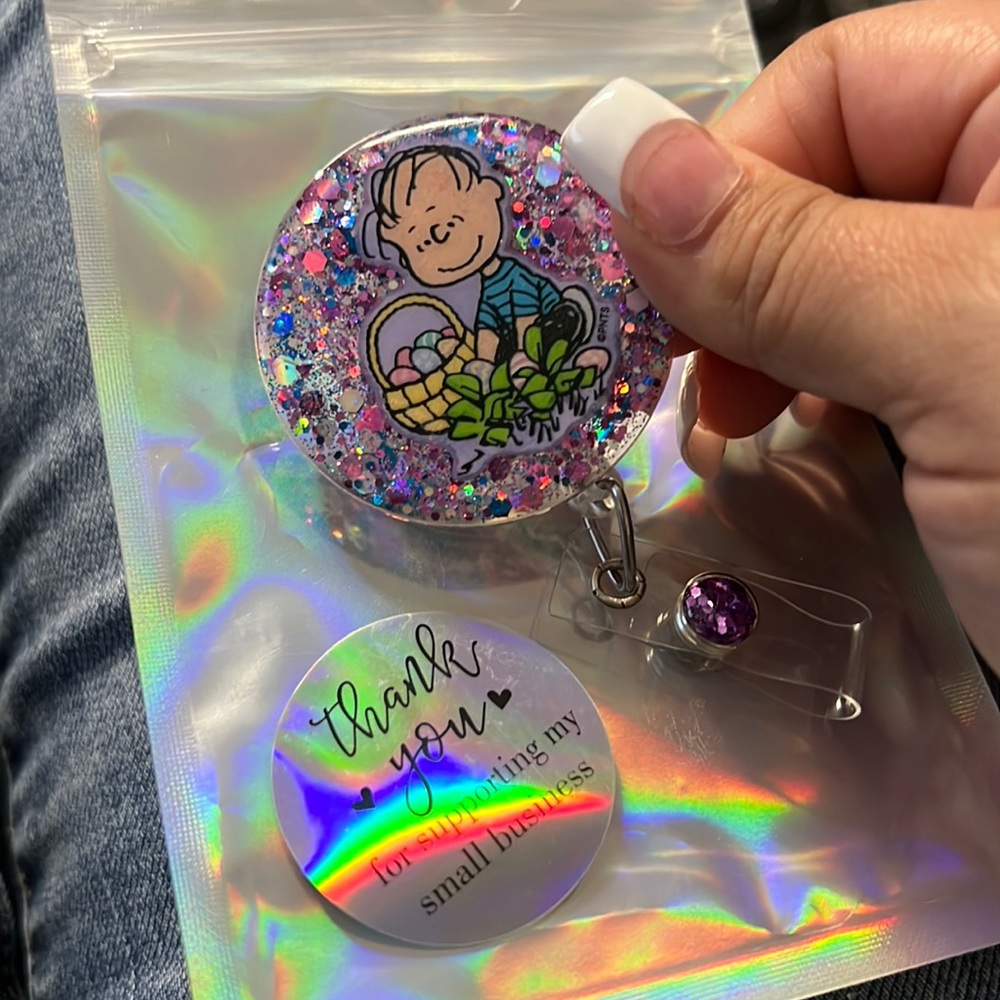Badge nurse/work Charlie Brown